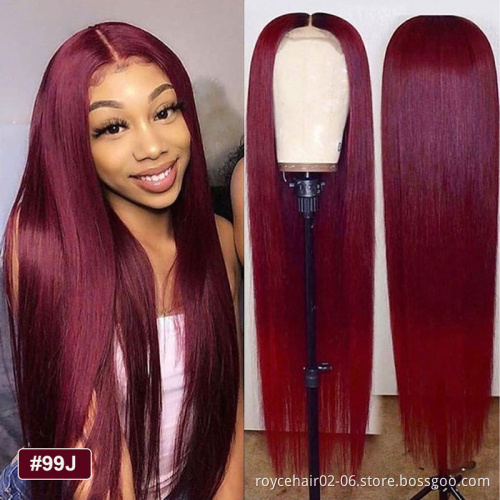 Wholesale Thick 100% Raw Brazilian Blonde Hair Cuticle Aligned Natural 613 Human Hair 13x4 Transparent Swiss Lace Front Wig